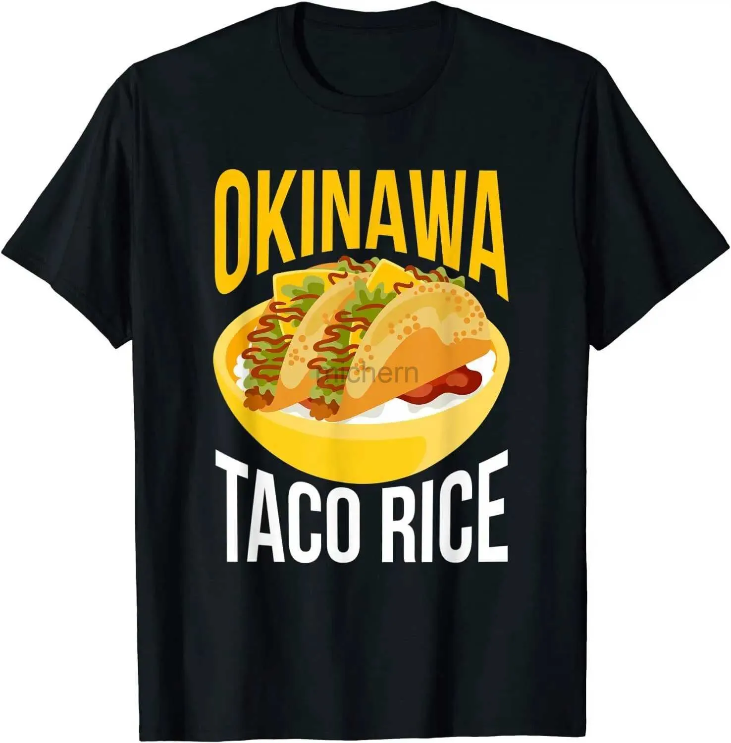 メンズTシャツ新しい限定版沖縄ライス面白い日本料理デザインハイエンドギフトTシャツS-3XL D240509