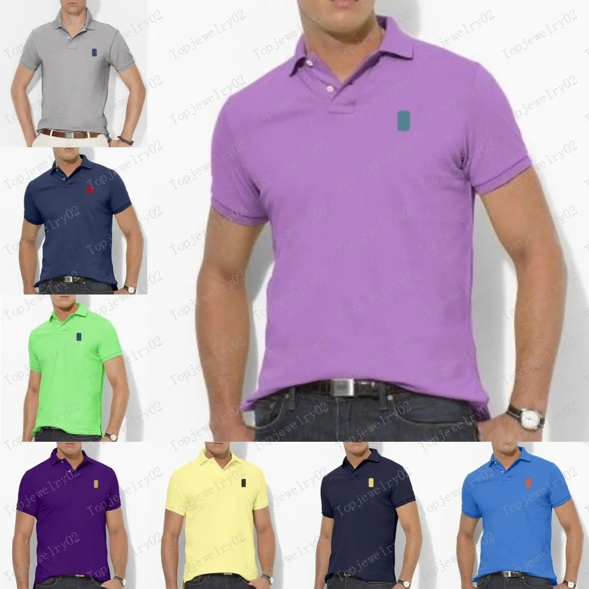 Business Standing Collar Cotton Stickseiter Polo Tracksuit Shirts Herren Polo Shirts Designer Shirt Mode Shirt