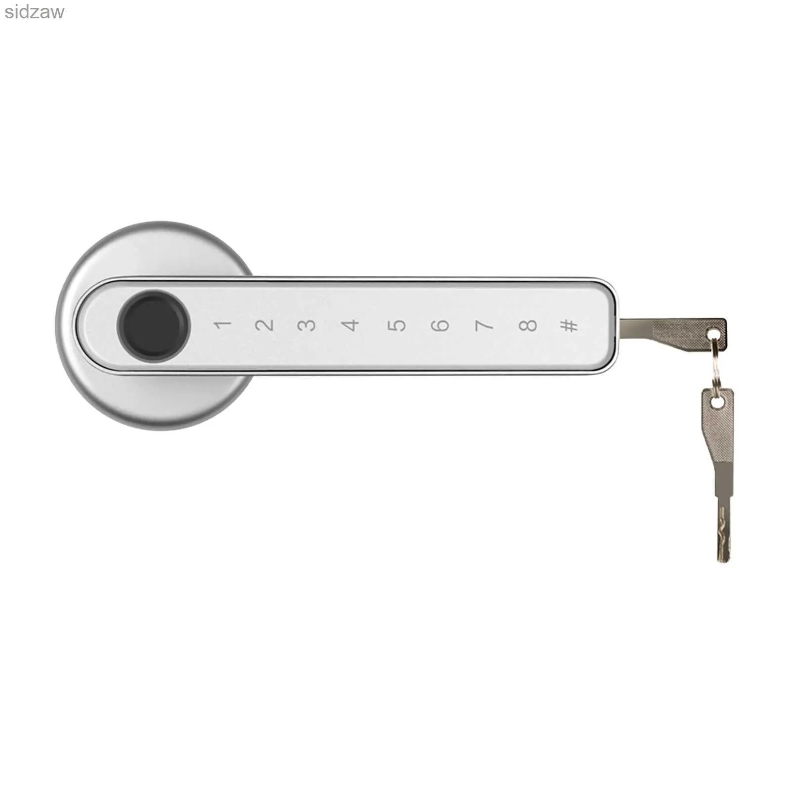 Akıllı Kilit Parmak İzi Şifre Kapı Kilit Akıllı Kapı Düğmesi Sol ve Sağ Kapı Kilitleri Kapı Kol Kilit Kiti WX