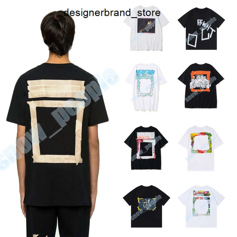 Sommer Herren Designer T -Shirt Frauen Fashion Muster Print kurzärmelige Männer Kleidung Streetwear lässig losen Tees x9se