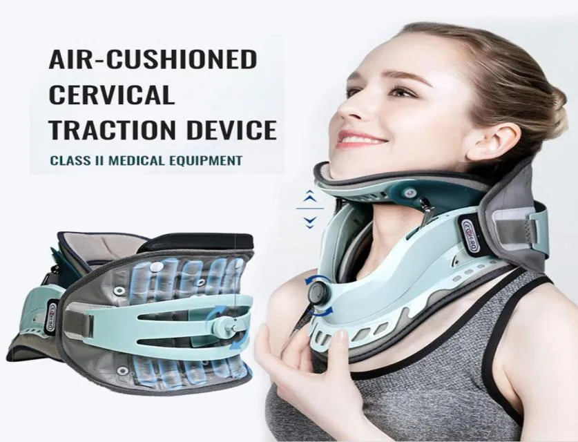 Cervical Tractor Neck Stretcher Inflatable Cervical Traction Neck Retractor Spine Pain Relief Brace Support Posture Corrector 22076726714