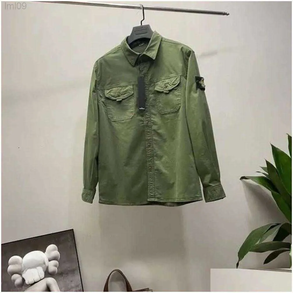 Giacche da uomo giacche da uomo giacca da design stonerose Stone di pietra hign di qualità top badge top camicia cingolata bestiatore a bussola badge ad alto tasso otxhpjmzg