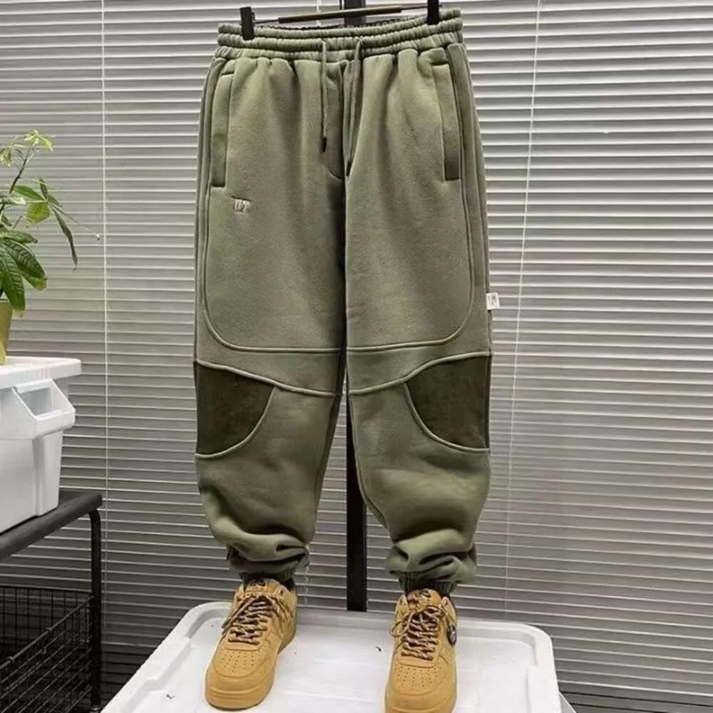 Joggers pour hommes style printemps et automne nouveau tube droit des jambes lâches décontractées pour la mode de la rue pour hommes.