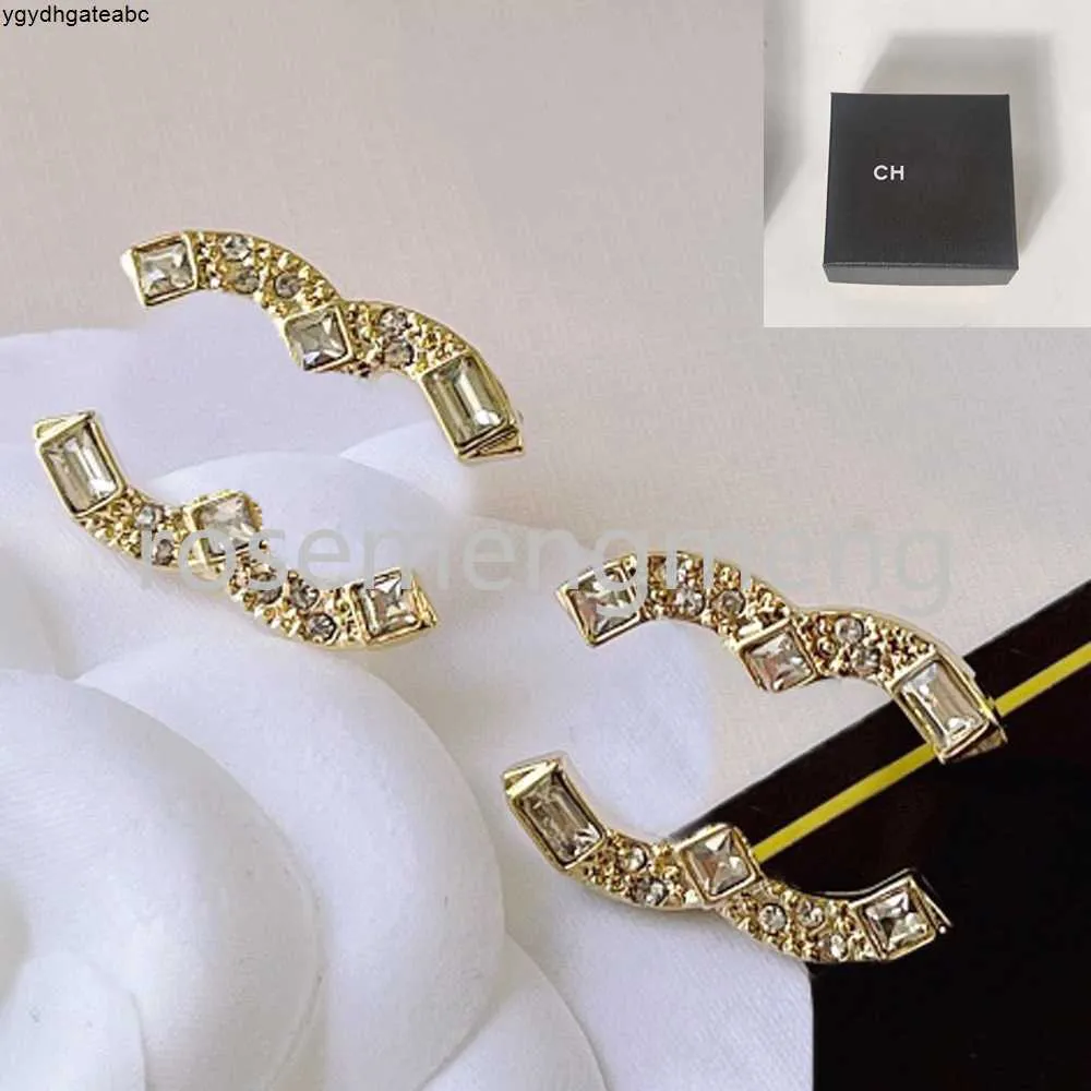 Orecchini Designer Diamond Letter Orecchini Orecchini Orecchini classici di marca Gioielli Domani per le orecchie perle perle per perletti coppia Coppia Accessori Silver Fashion con Box P21C