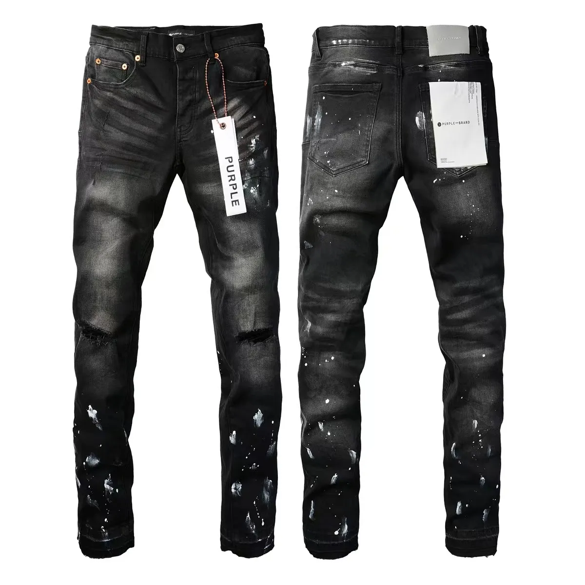 Jeans pour hommes en jean concepteur masculin concepteur long pantalon décontracté streetwear fin jeans à mouche pour hommes pour hommes jeans hétérose