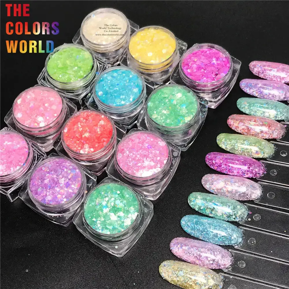 TCT866 COSmetic Grade EcoFriendly Biology Crectable Glitter Sparkle Laser Rainbow Colorful For Eyes Makeup Lip Gloss Body Lotion 240509