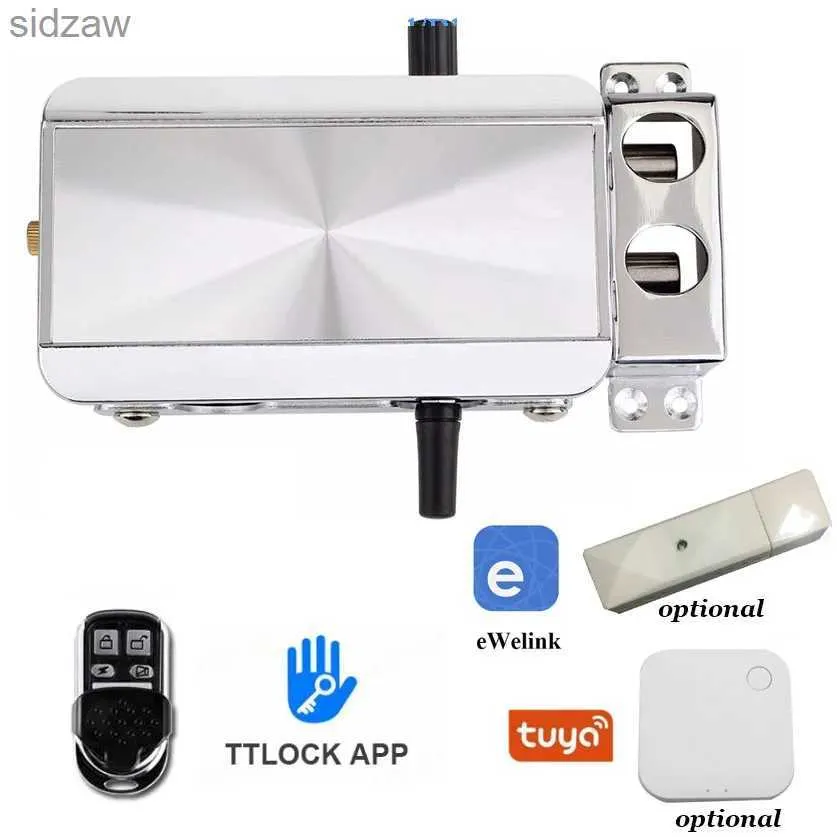 Smart Lock Home Smart Home Bluetooth Lock Remote Remoge Mobile App Invisible Hidden sem chave Lock de porta elétrica ou WiFi Ewelink Tuya Smart Life WX