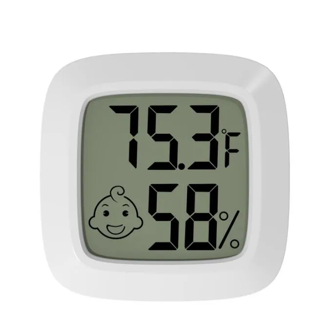 Higrómetro digital Termómetro Digital actualizado Temperatura Humidez Probador Refrigerador Refrigerador Monitor Monitor de bebés Fahrenheit Celsius 2 Estilos