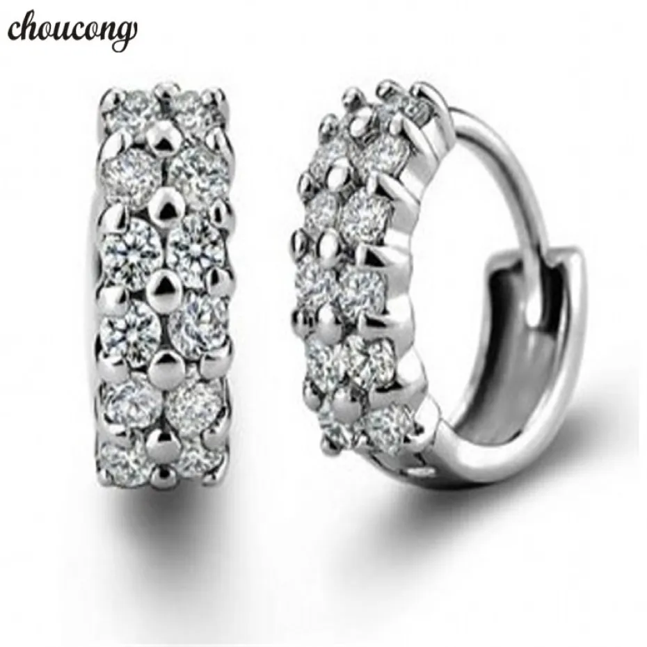 Jewelry Fashion Lady 925 Sterling Silver 5a Zircon CZ Boucles d'oreilles pour femmes Gidjewelry Gift 299A