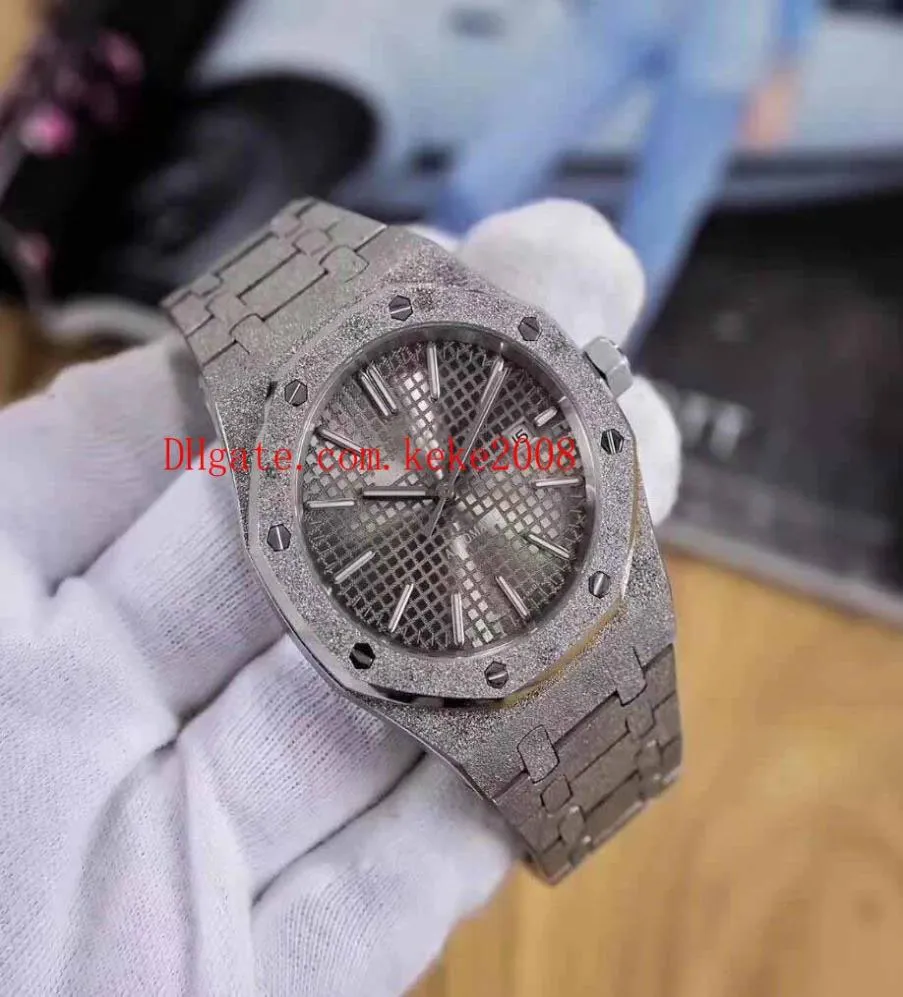 5 Style Luxury Wristwatches N8 Factory 37mm 15400OROO1220OR01 02 03 15400 Asia Transparent Mechanical Automatic Ladies Women05489552