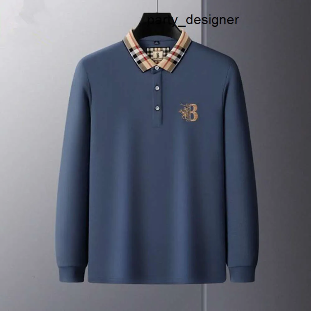 prada gucci louis vuitton balenciaga moncler fendi ralph lauren Вы Großhandel 2023 Herbst- und Winter-Herren Polos 100% Baumwollpolo-Hemd Langarm T-Shirt Sticked Herbst Geschäfte