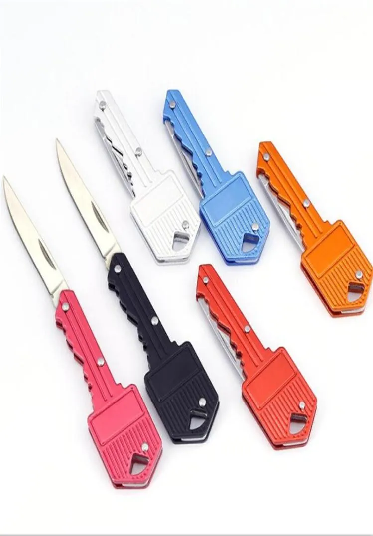 Fedex UPS Stainless Folding Knife Keychains Mini Pocket Knives Outdoor