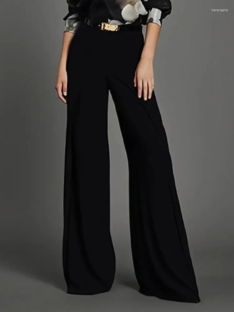 Pantalon féminin Uoozee Urban Female Suit 2024 Spring Summer Fashion Couleur Couleur solide à taille slim à taille slim