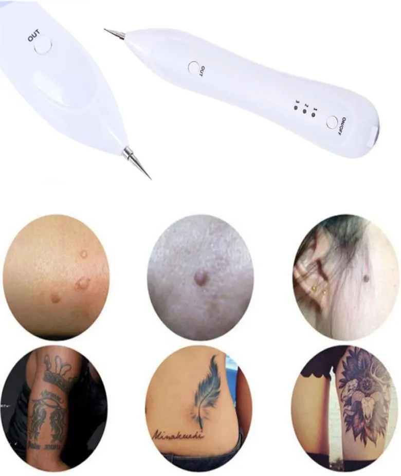 Maulwurf Tattoo entfernen elektrische Kauterfleckenentfernungsmaschine Face Spa Gerät entfernen Stift Hautspot Remover1062150