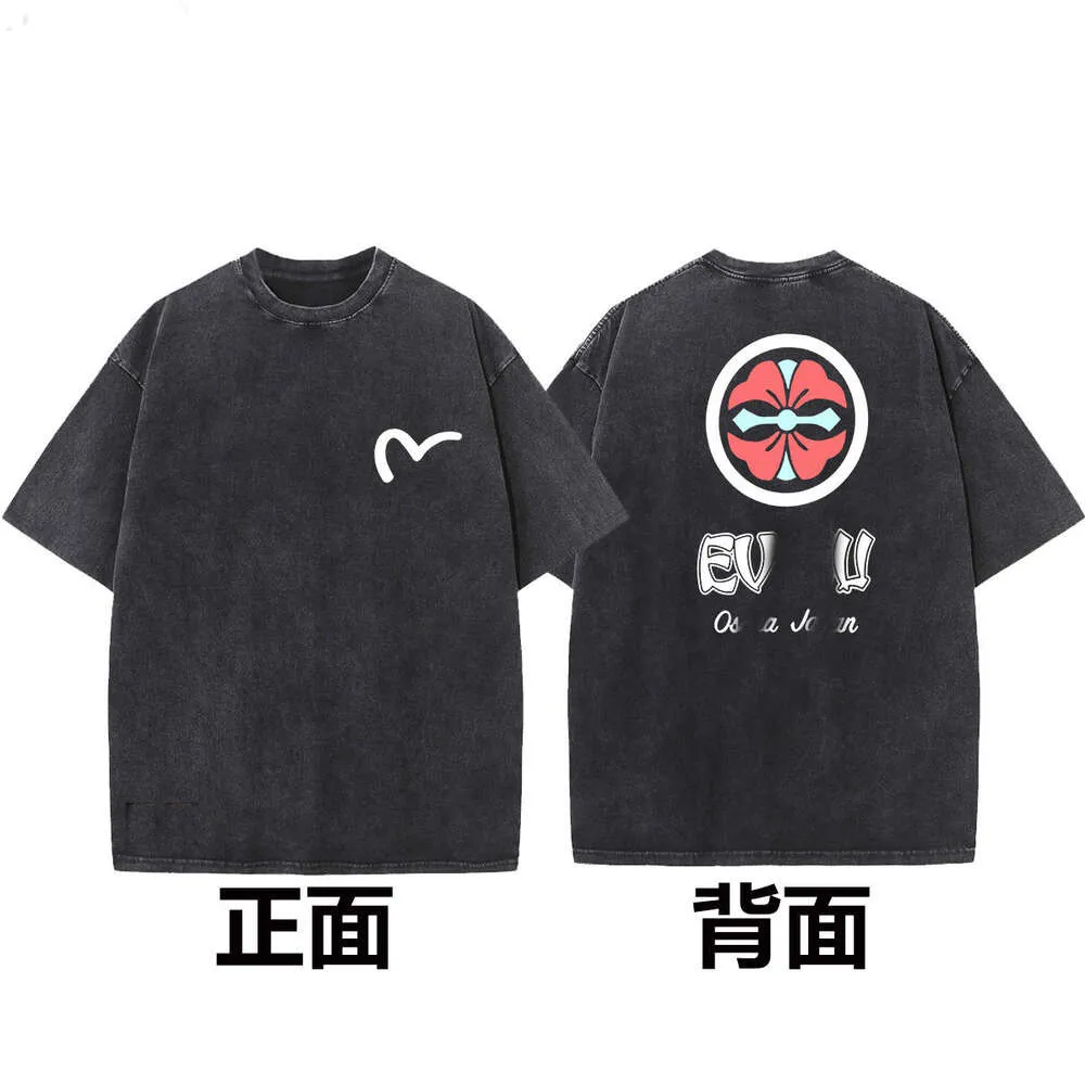 Designer Luxury Evisuss Classic 2024New Small Buddha T-shirt Stampato Sport casual Sport casual maschi