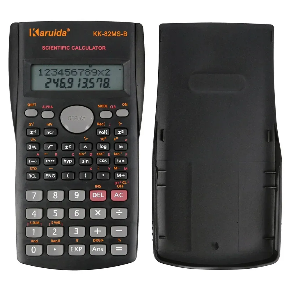 Mathematikunterricht engagierter Taschenrechner Handheld tragbarer wissenschaftlicher Schüler 2line -Display Multifunktion 240430