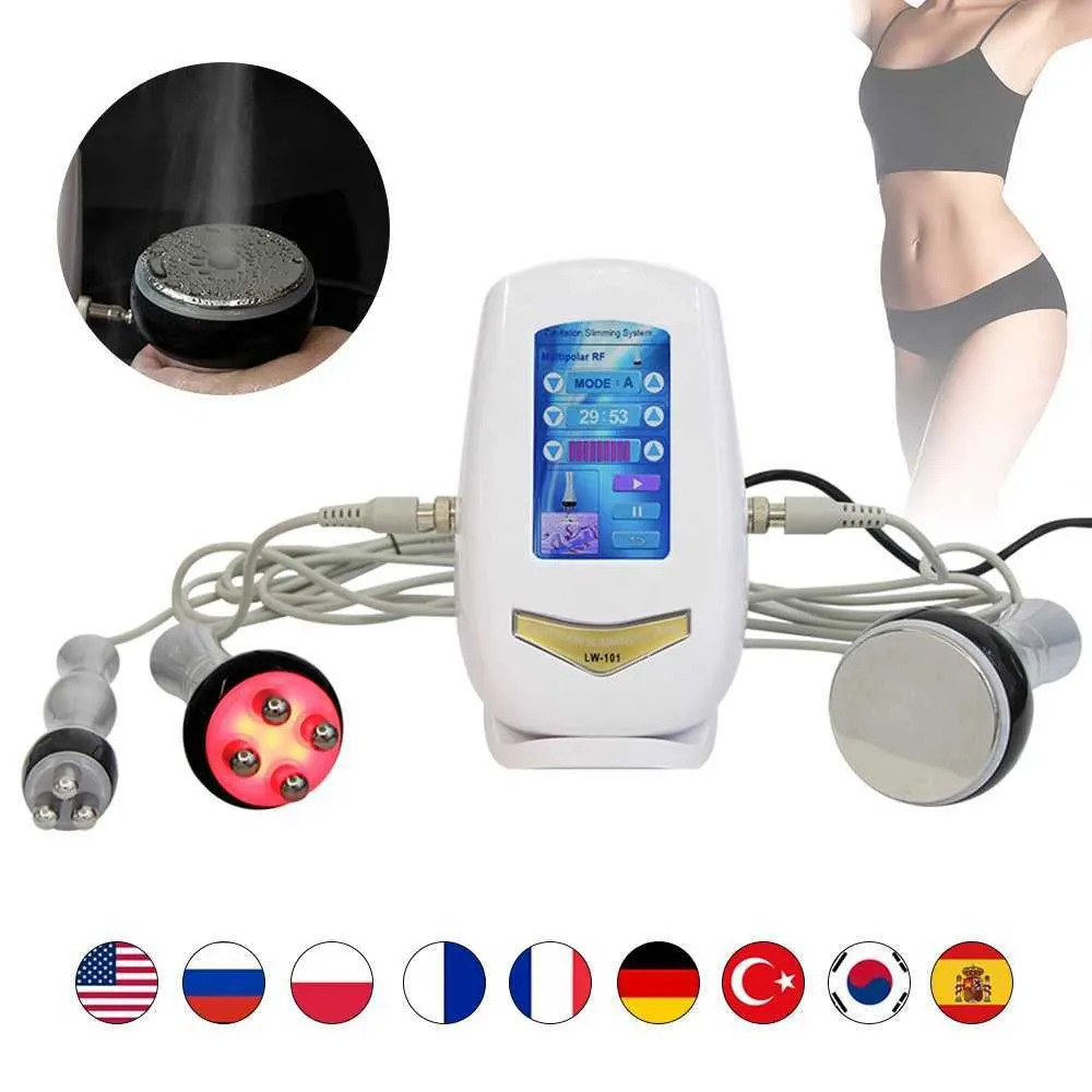 Home Beauty Instrument AOKO 3-en-1 40k Ultrasonic Cavitation Perte de poids Machine Resserrement de la peau et régénération de l'amélioration du visage Équipement de beauté Q240508