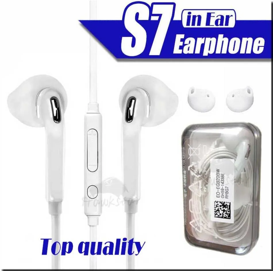 Écouteurs pour S7 S6 Edge Galaxy Headphone High Quality in Ear Cheads with Mic Volume Control pour 56 Mobile Phone6911472