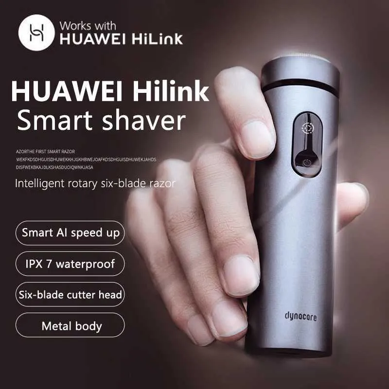 Razors Blades Huawei Hilink Mens Razor Professional Portable Mini LEDディスプレイエレクトリックQ240508