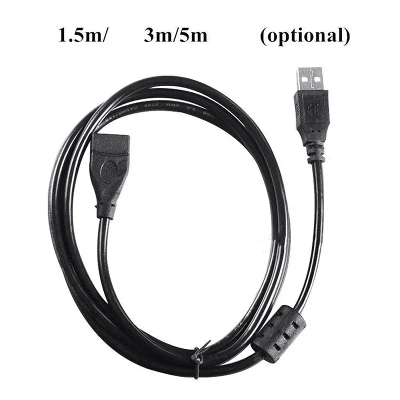 USB 2.0 -Kabel -Extender -Kabeldrahtdatenübertragungskabel Supergeschwindigkeit Datenerweiterungskabel für die Tastatur des Monitor -Projektors Maus