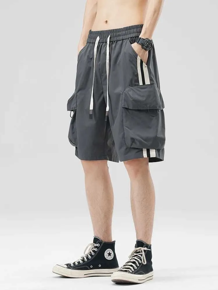 Męskie spodenki 2024 NOWOŚĆ Multi-Pockets Summer Targo Shorts Men Strtwear G workowate ładunki krótkie spodnie Prosto luźne szorty MA H240508