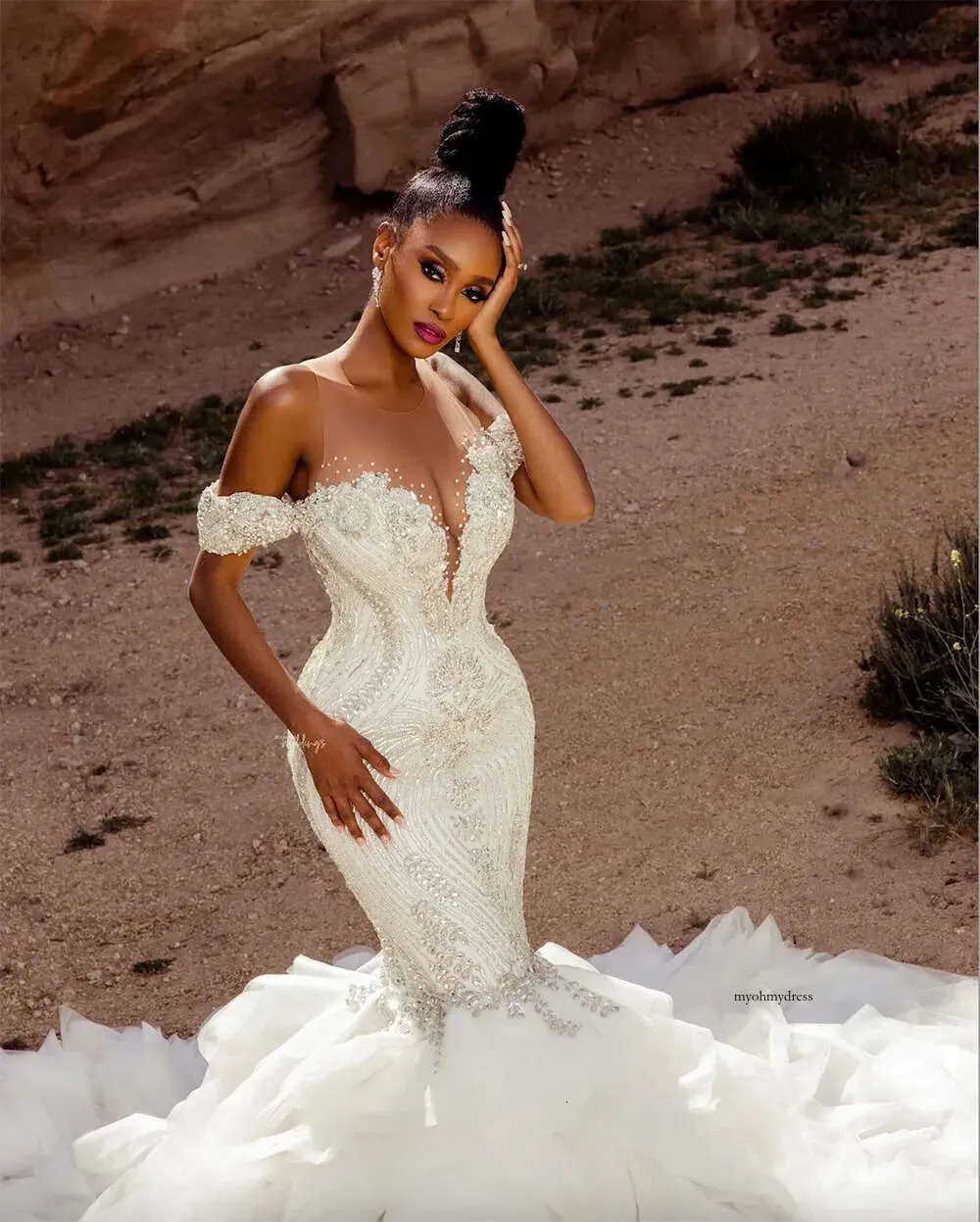 white christmas dresses Darsia – A & M Enterprises Bridal main image 0
