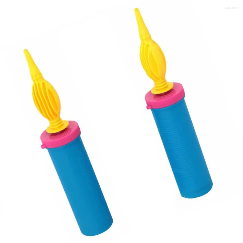 Décoration de fête 2 pièces Pompe Inflateur outil plastique efficace outils de gonflage flexibles