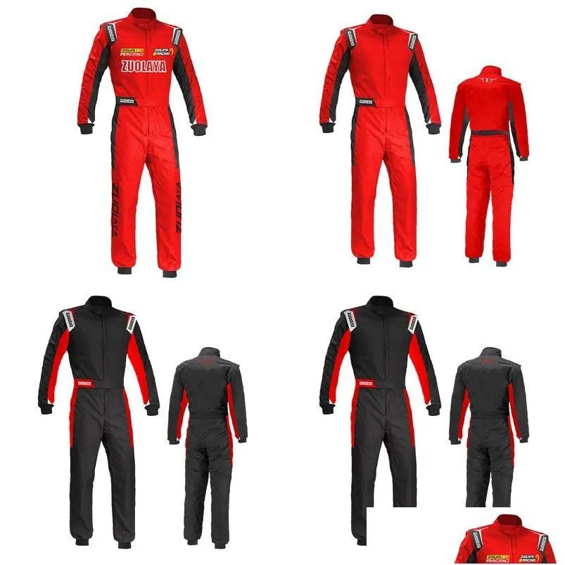 Motocycle Racing Clothing Factory Car Kart Off-road Voertuig mannen en vrouwen Kinderen Aangepaste waterdichte F1 Pak Drop Delivery Otyng Dhsei