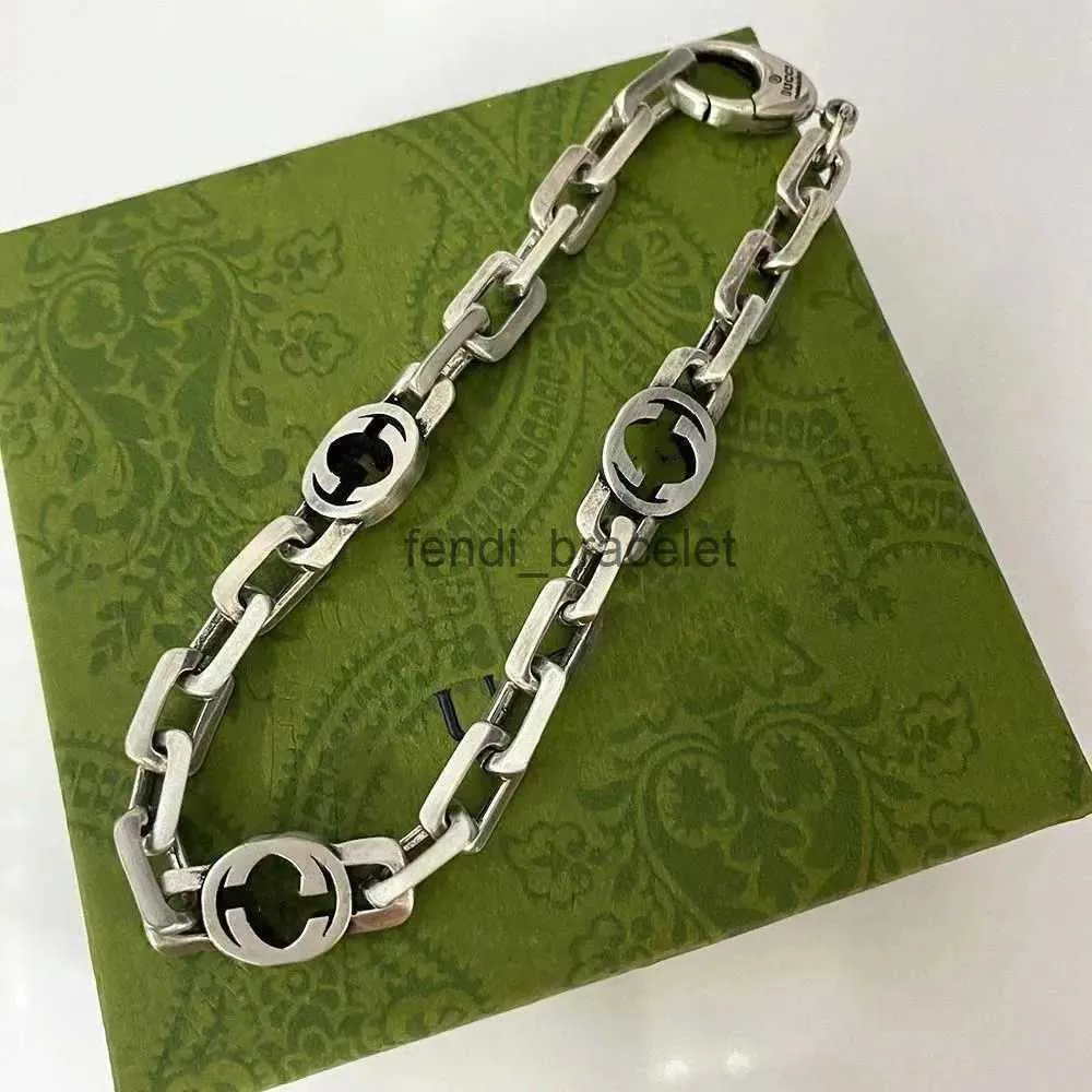 925 Sterling Silver Bracelet Unisex Designer Bracelets Luxury Cool Boy G Fashion Mens Women Men Chain Gift Couple Bracelets