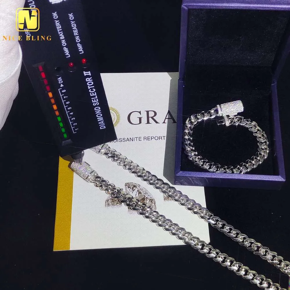 Set Di 3 Bracciali Cubani In Acciaio Inossidabile 316L - Maglia Da 8 Mm, Lunghezze 19/20/22,9 Cm - Collana E Bracciali Uomo - 2