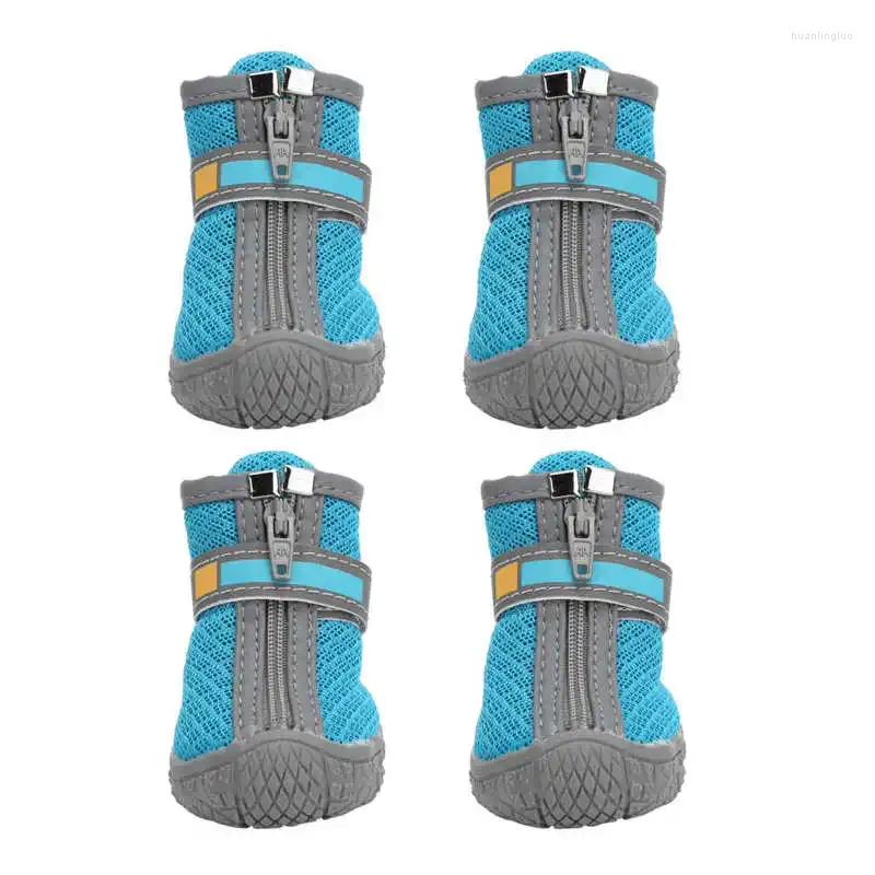 Appareils pour chiens 4pcs Chaussures pour animaux de compagnie imperméables