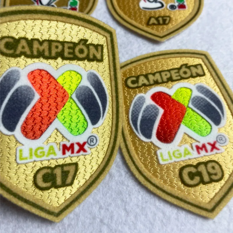 Liga MX BBVA Patch Wärmeübertragung thermische Sublimation Flockenmaterial Patch Lextra