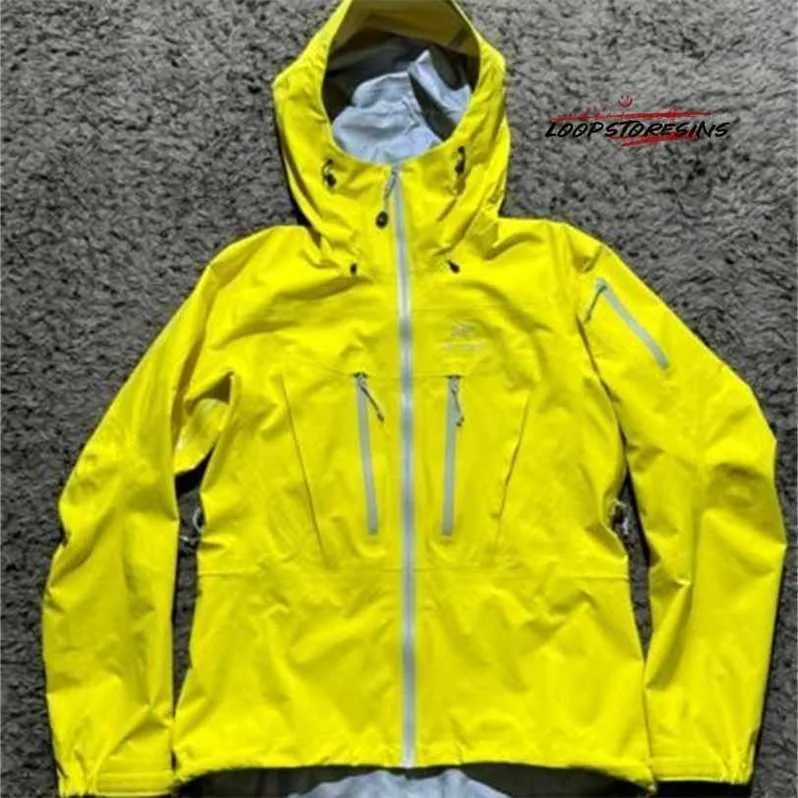 Designers marca giacche con cappuccio con cappuccio ALFA SV GORE TEX GIACCHE 70FI