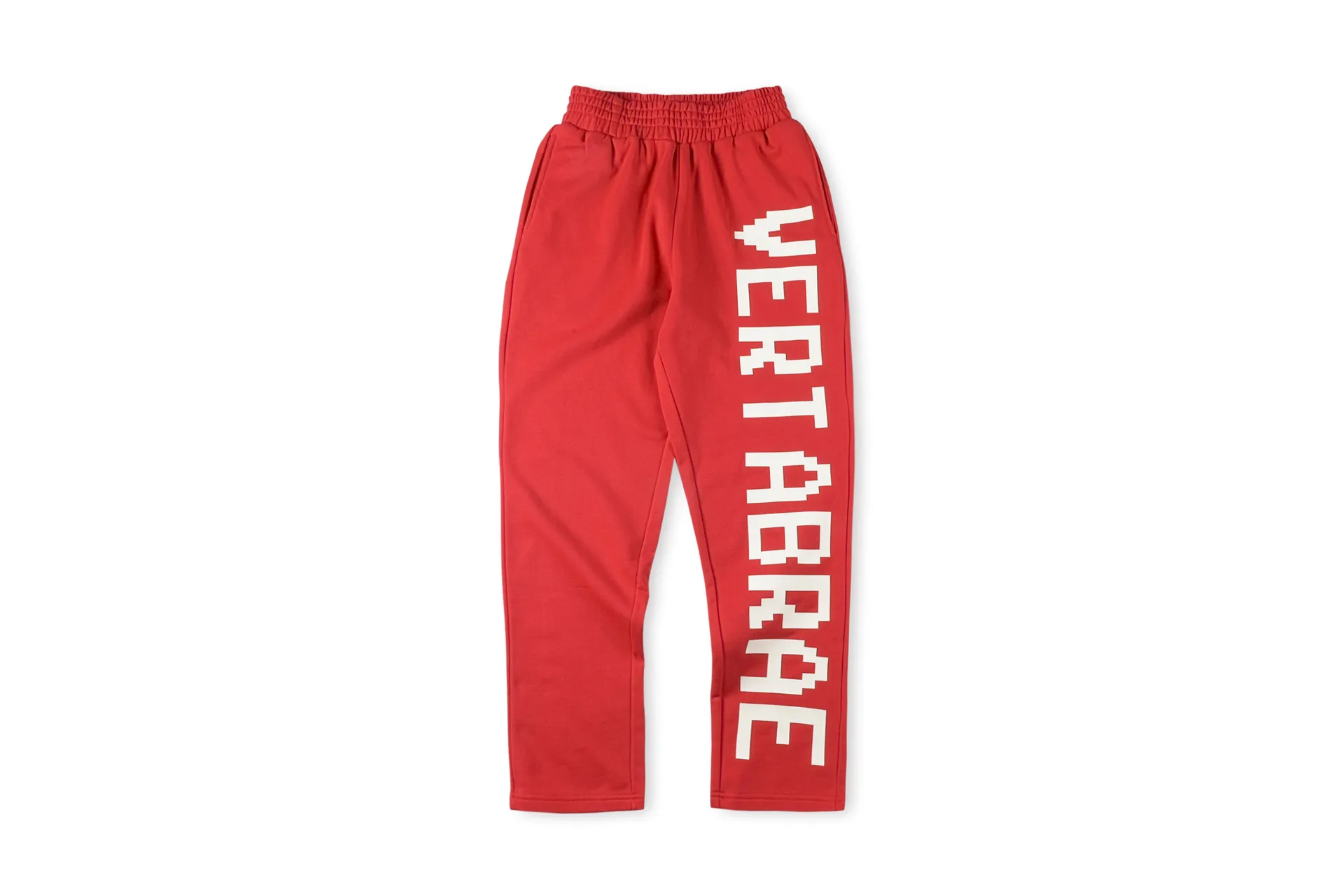 Vertabrae Sweatpants Mens Pants Tasarımcı Yüksek Sokak 3D Mektup Hip Hop Sports Sıradan Pantolon Joggers A