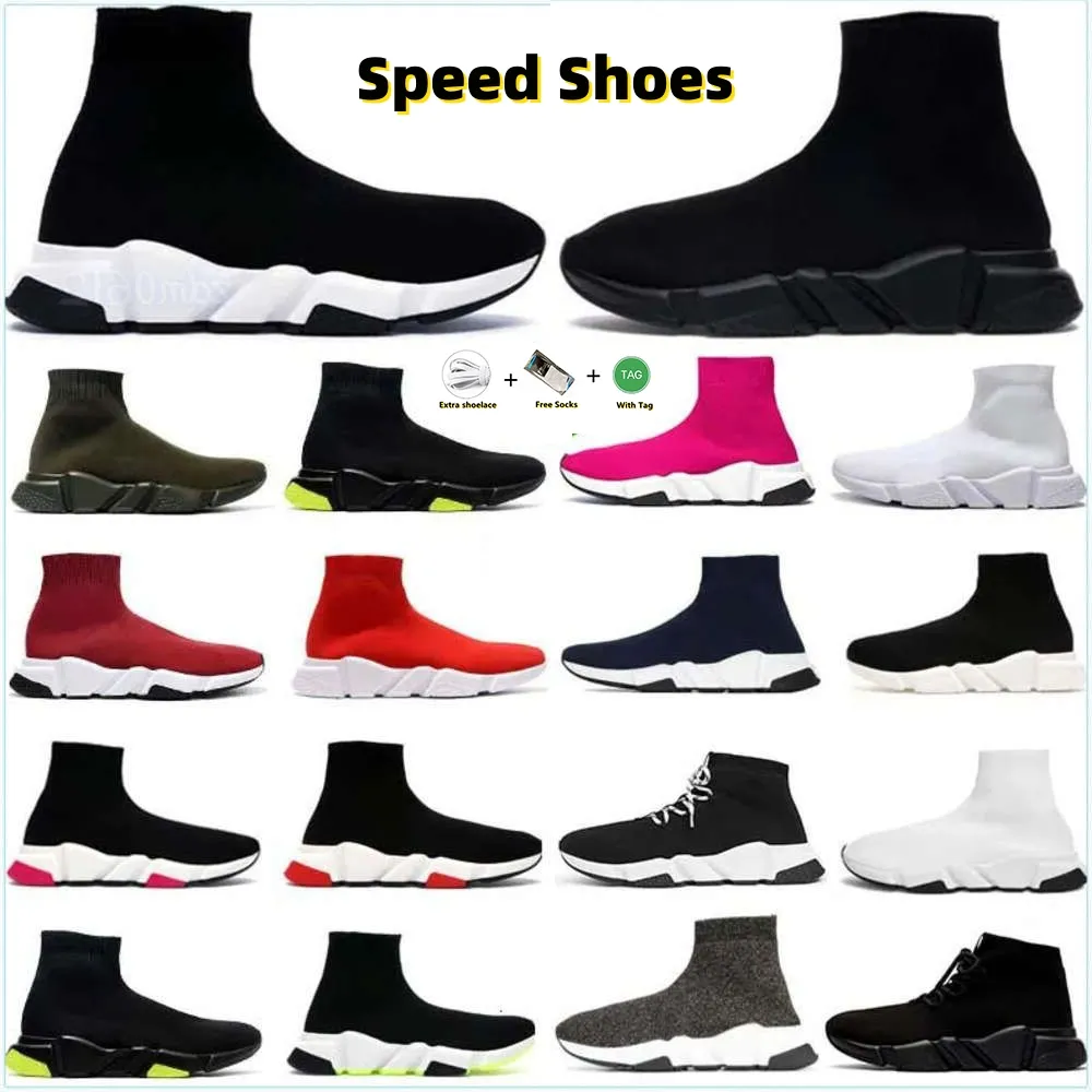 Fashion Speed Trainer Sock 1.0 2.0 Mens Casual Shoes Triple Black White Red Blue Neon Oreo Green Yellow Men Women Sports Sneakers Jogging Walking 36 45 From 14 33 DHgate