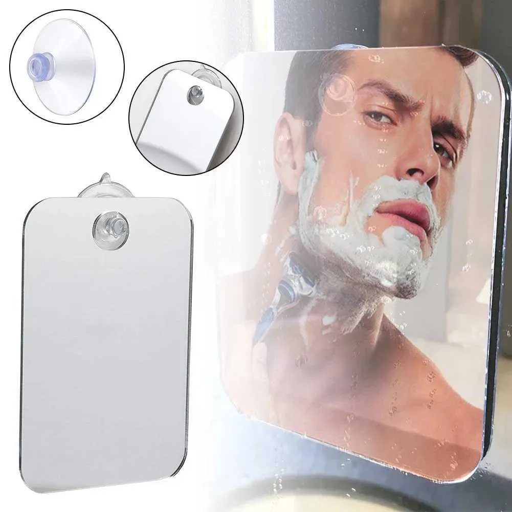 Kompakte Spiegel 1 Make -up -Spiegel Badezimmer Rasiergeräte Taschenreisen Womens Hand nach Hause Gesichtsdusche Accessoires Q240509