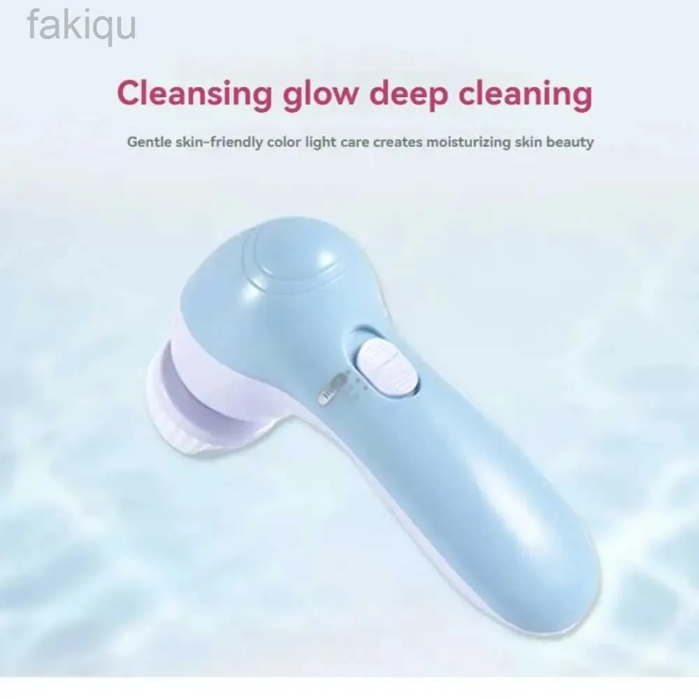 Cleaning 5-in-1 facial cleaner pore cleaner facial massager deep cleaning portable electric rotating beauty instrument d240510