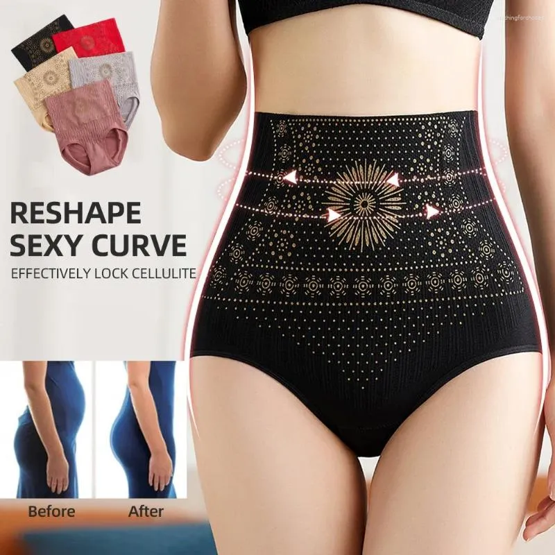 Frauenhöfen Frauen schlächen Bollifter Unterwäsche hoher Taille flacher Bauchformung Unterhose nahtlose Bauchkontrolle Shapewear nach der Geburt