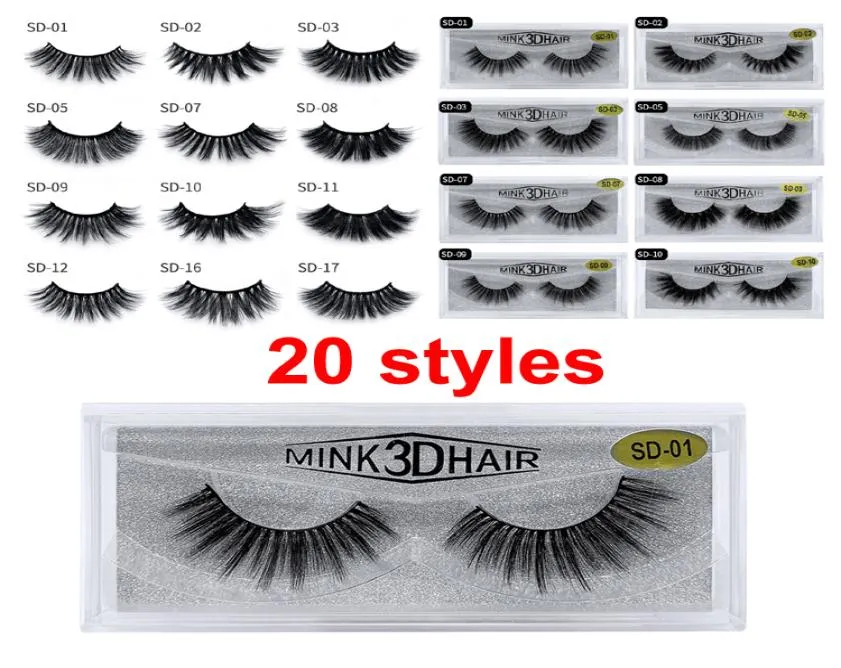 2020 Najnowsze 3D NORELASHES Makijaż oka Mink Fałszywe rzęsy Soft Naturalne grube rzęsy 3D rzęsy Eye Extension Beauty Tools 7133883