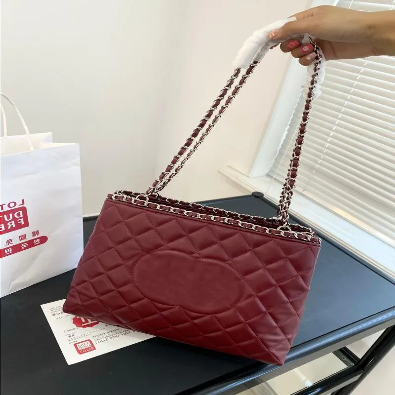 10A Fashion Chain Cowhide Tote Designer Lager Litchi Handbag Bag Diamond Luxury Shopping Bag Women Designer Shoulder Bag Crossbody Bag Rier