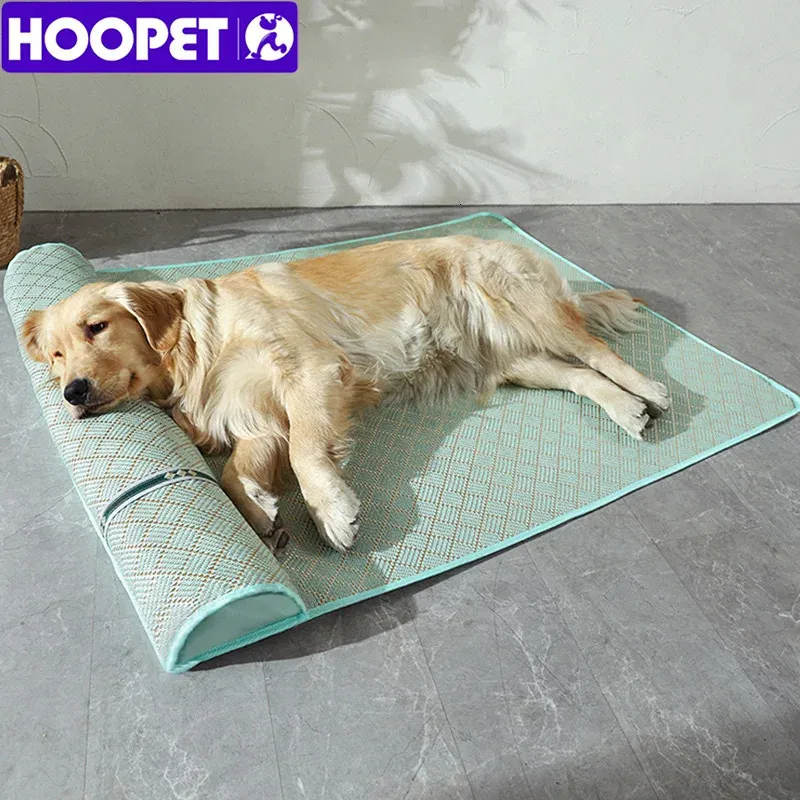 Letto per cani estivo di cerchio con divano di raffreddamento a cuscinetto per piccoli cani di grossa taglia traspirante per cani grandi rattan tappetino per gatto casa per sonno