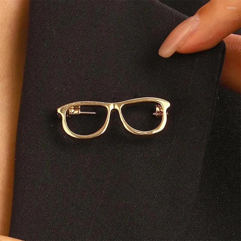 Broches mode mini verunes broche pour les hommes femmes à la mode de belles lunettes de lune