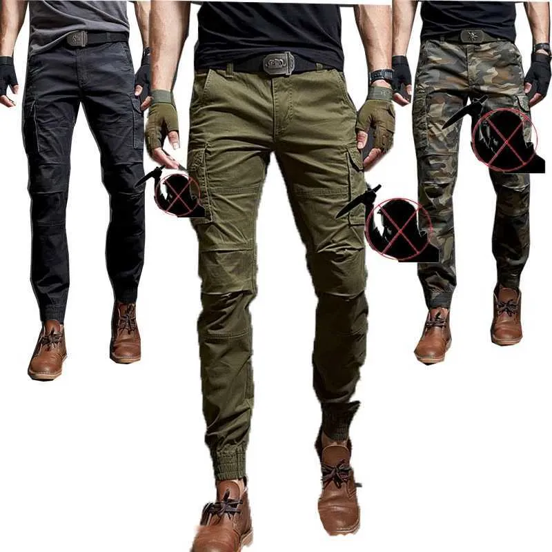 Pantalon masculin anti-pantalon anti-lame pantalon tactique antibbing pantalon invisible protection corporelle tactique civil anti-slashl2405