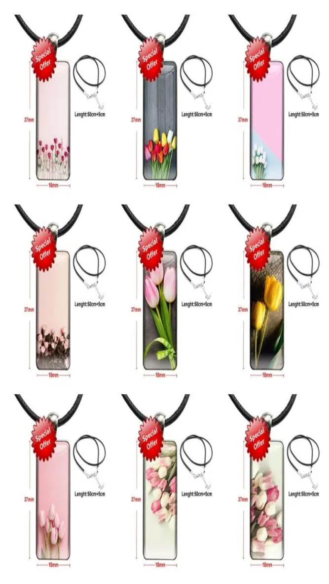 Collane a sospensione per ragazze Fiori di tulipano all'ingrosso Collana in moda Collana fatta a mano Gioielli Multi Multi Multi Shop1828729