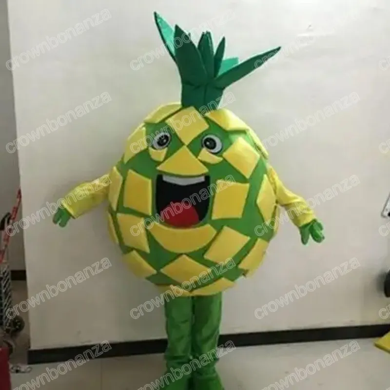 Halloween ananas maskot kostym tecknad karaktär outfit kostym xmas utomhus fest festival klänning reklam klädsel