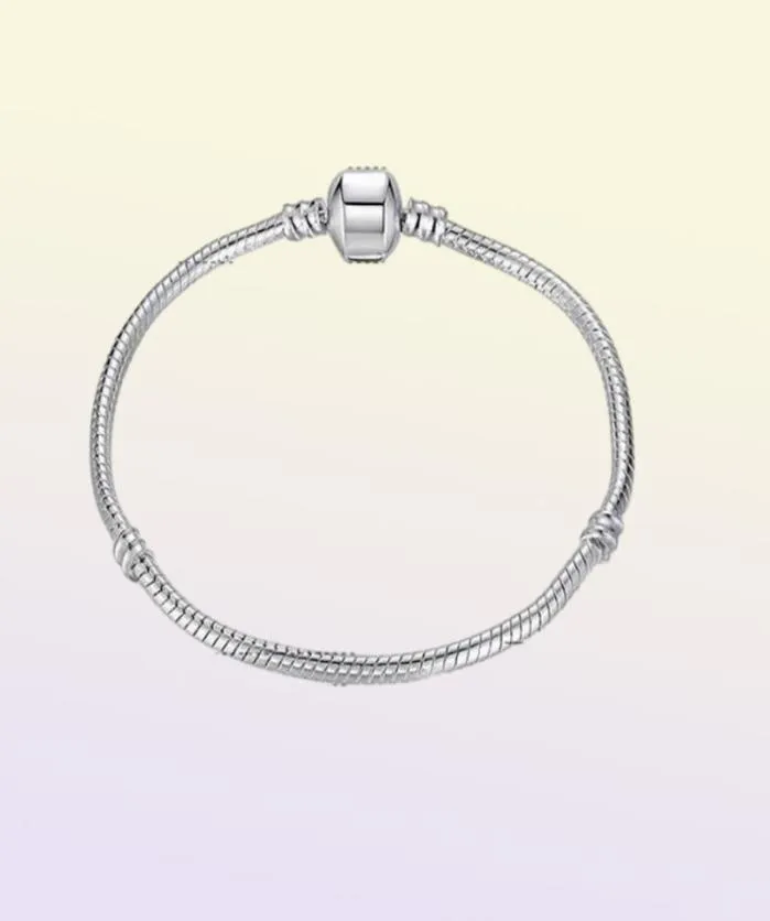 100% 925 Bracelets de charme de prata sólidos para mulheres de 16 a 23 cm de largura de 3 mm de pulseira de jóias finas por atacado SL0051276839