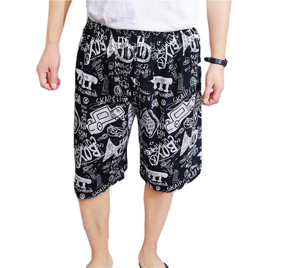 Men039S Sleepwear Pyjamas shorts Pyjama Botten Casual Short Plaid Button Packet Plus Size Silk Pants Beach34909255648513