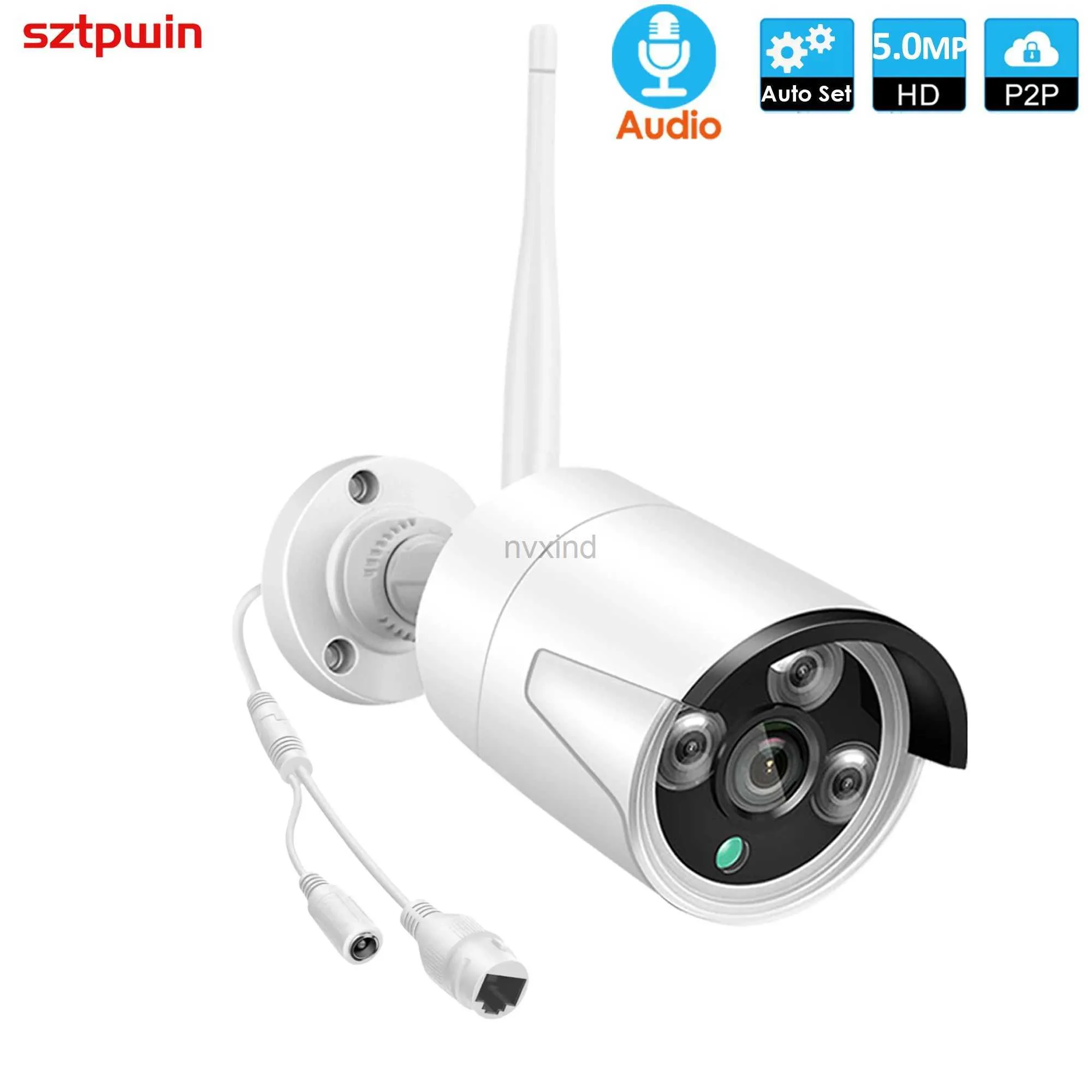 Telecamere IP 5MP 3MP IP wireless IP con fotocamera WiFi 1080p per Eseecloud IPPRO CCTV Kit di sistema D240510