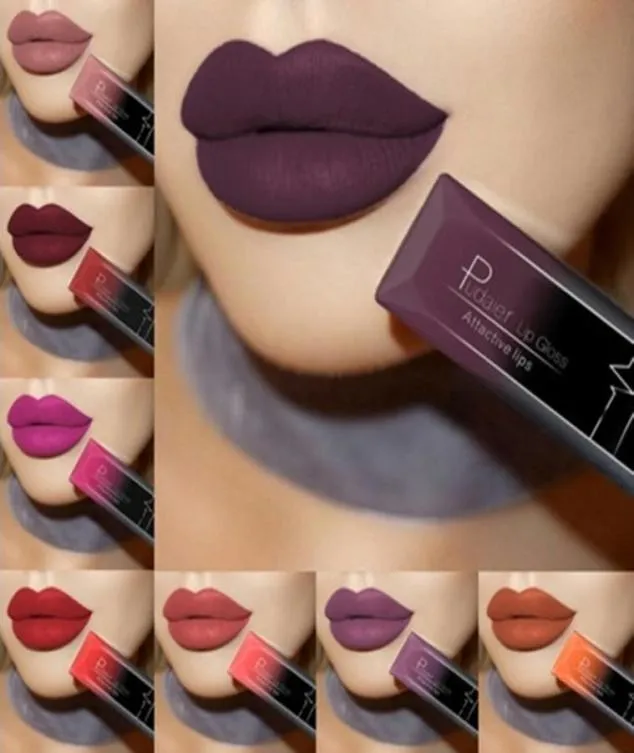 Lip Makeup 10 Kleur Sexy mat Velvet Langdurige Lipgloss Liquid Lipstick Lip Cream2666525