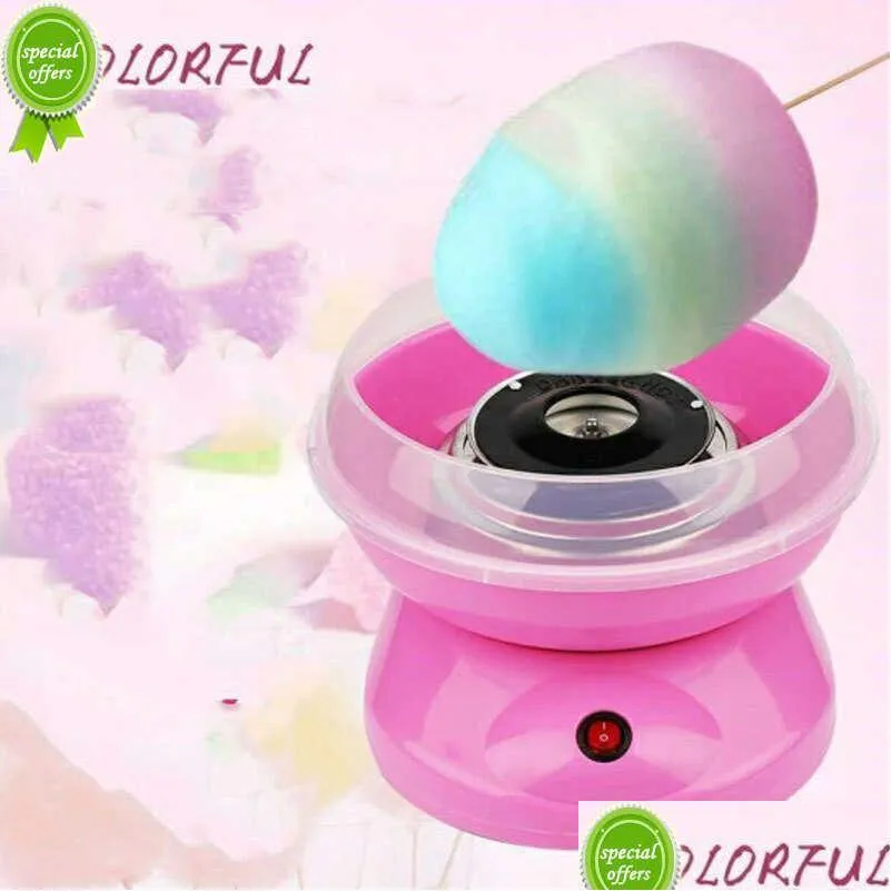 Baking Pastry Tools New Electric Diy Sweet Cotton Candy Maker Portable Sugar Floss Hine Girl Boy Gift Childrens Day Marshmallow Drop Dho4E